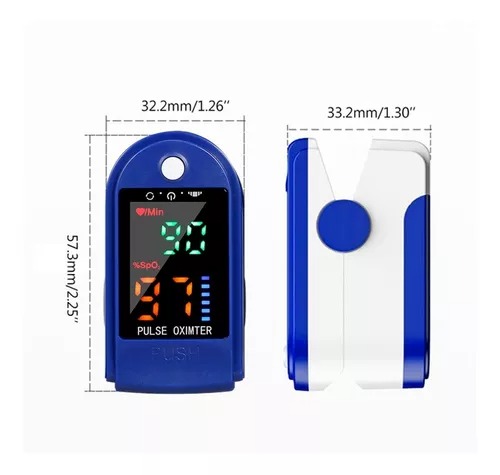 Pulsometro Pulso Oximetro Medidor Oxigen